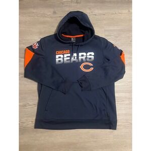 Nike Chicago Bears NFL Dri-Fit Women's On-Field Pullover Hoodie Size XL